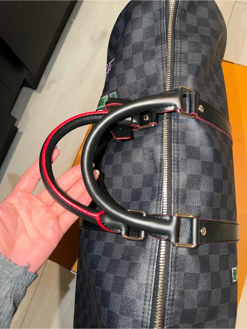 Louis Vuitton Keepall Bandoulière 50 Damier Graphite